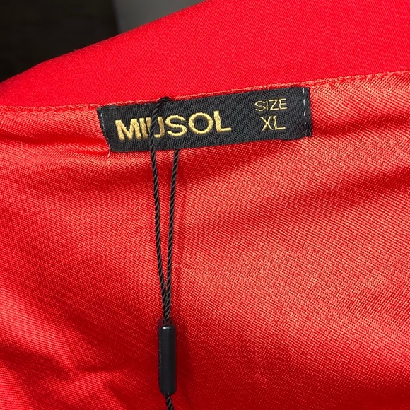 Red retro swing dress, NWOT - Picture 5 of 6